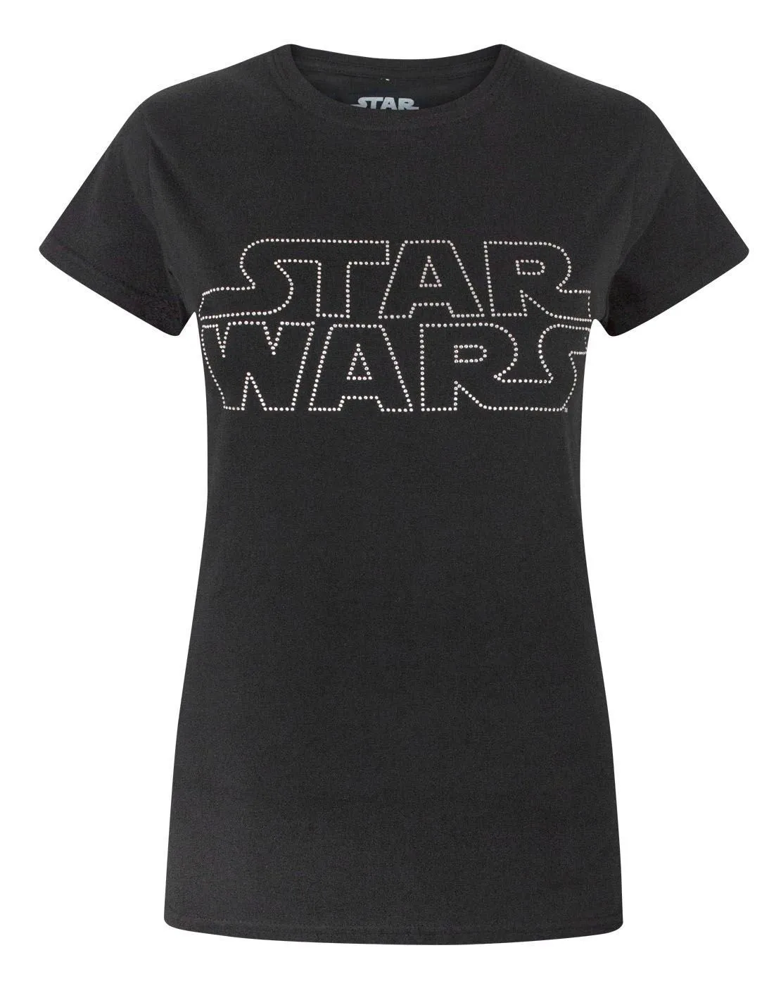 Star Wars Logo Women's Diamante T-Shirt