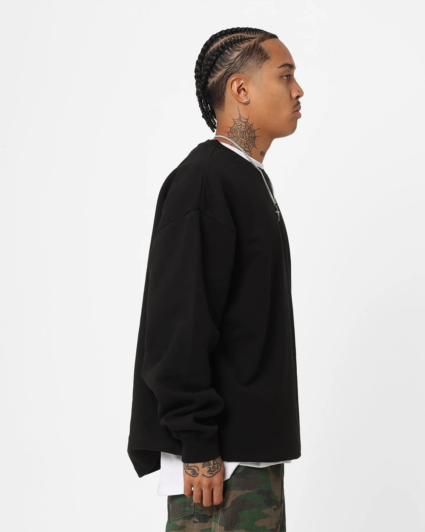 Stussy Modern Age 50-50 Crewneck Pigment Black