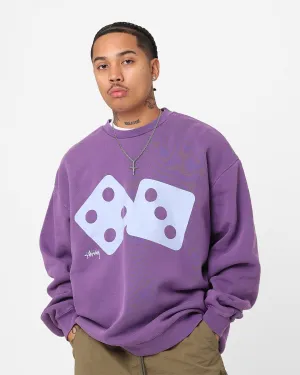 Stussy Two Dice 50-50 Crewneck Pigment Bright
