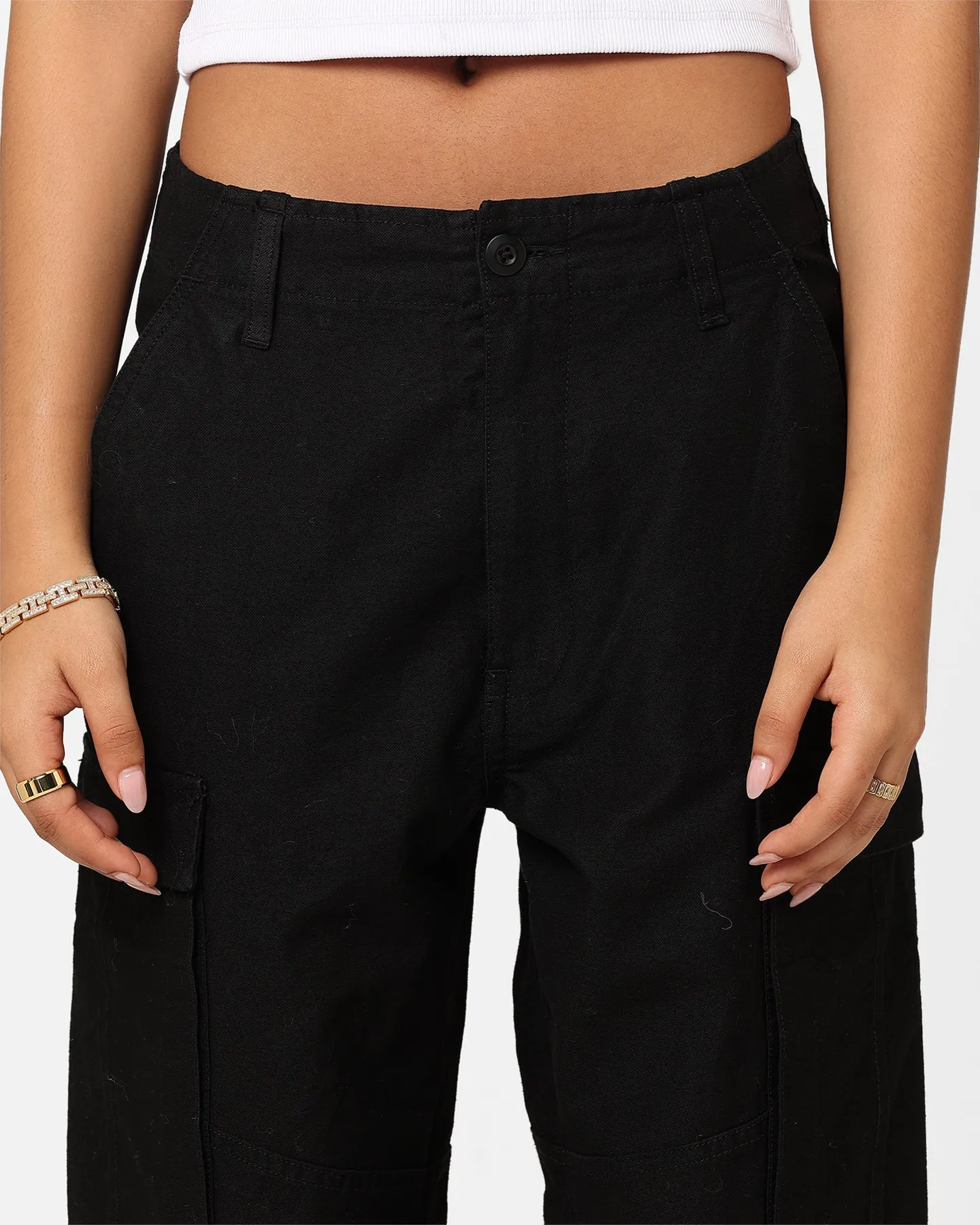 Stussy Women's Surplus Cargo Pants Black