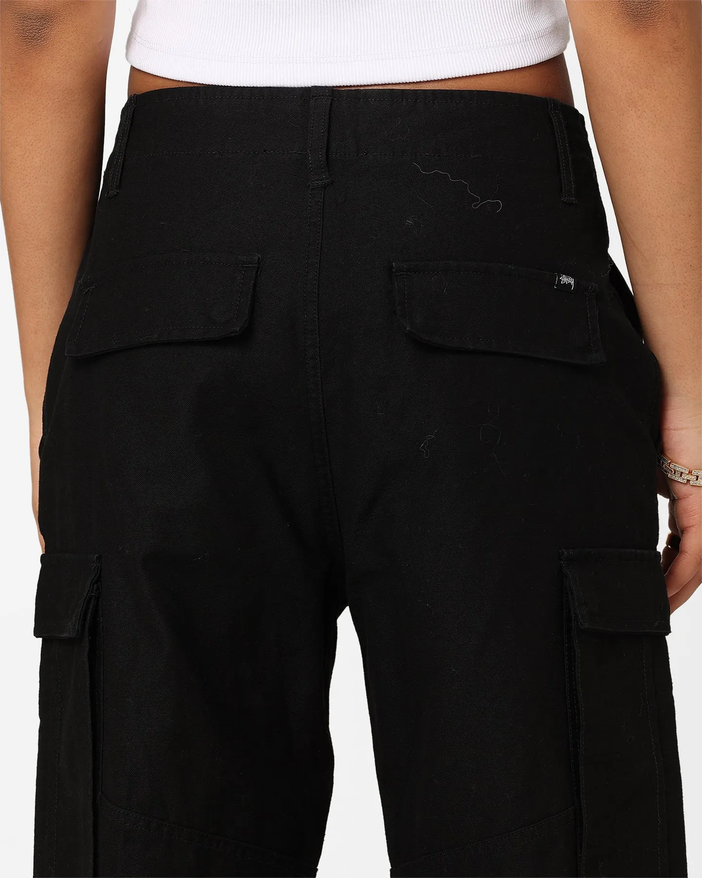 Stussy Women's Surplus Cargo Pants Black