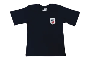T-Shirt Plain - Navy Printed - Star College Gr RRR  & Gr 1-7
