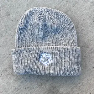 T Star ribbed cuffed beanie (grey)