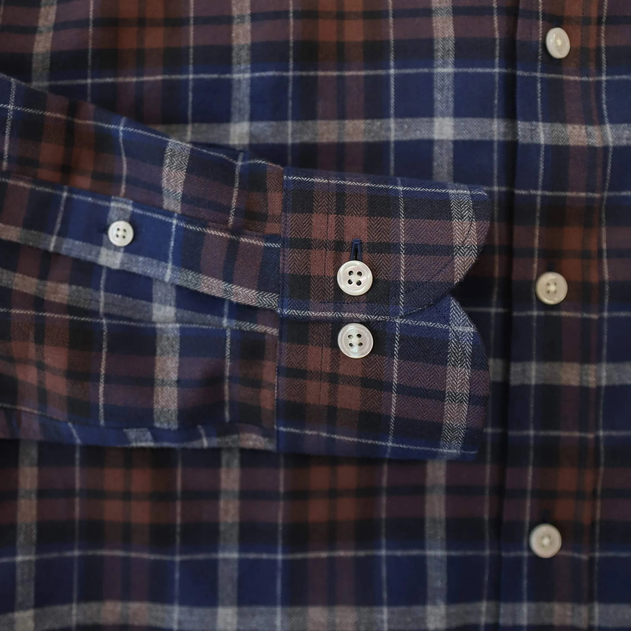 The 2021 Dark Multi Blue Whitlock Plaid Casual Shirt