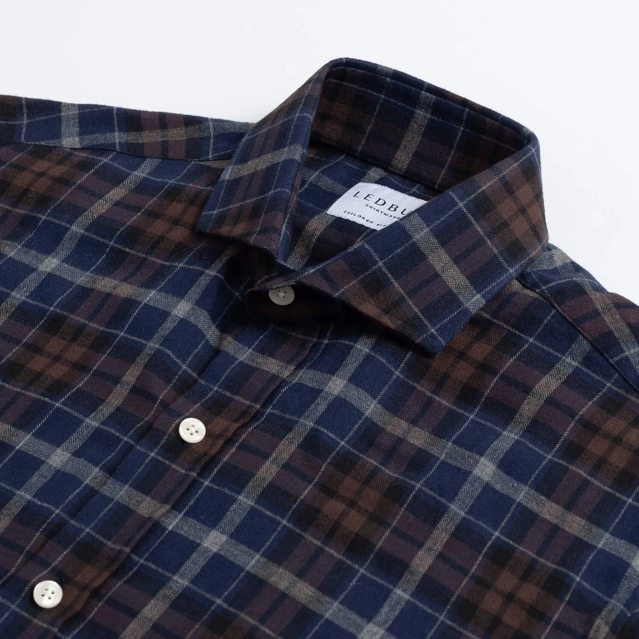 The 2021 Dark Multi Blue Whitlock Plaid Casual Shirt