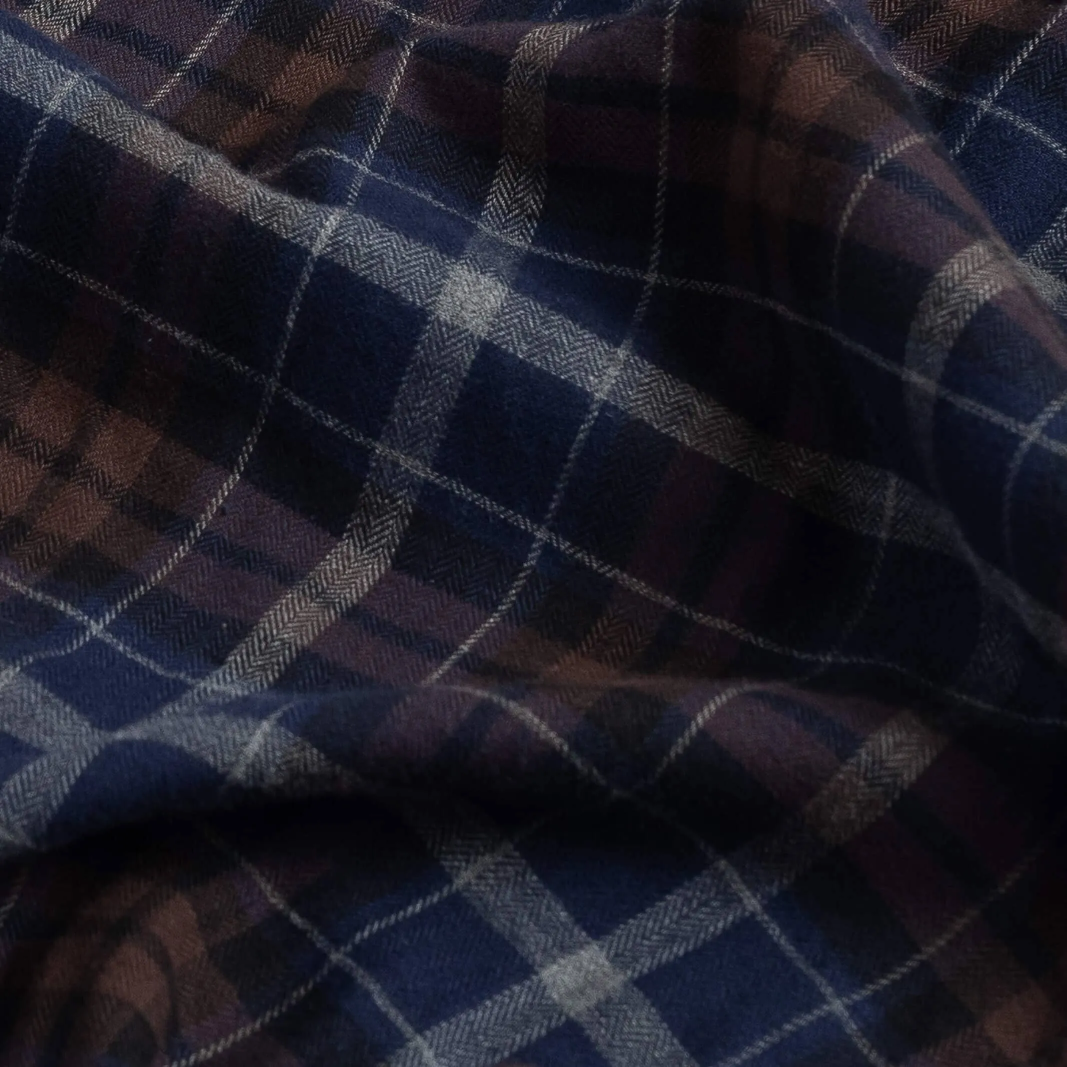 The 2021 Dark Multi Blue Whitlock Plaid Casual Shirt