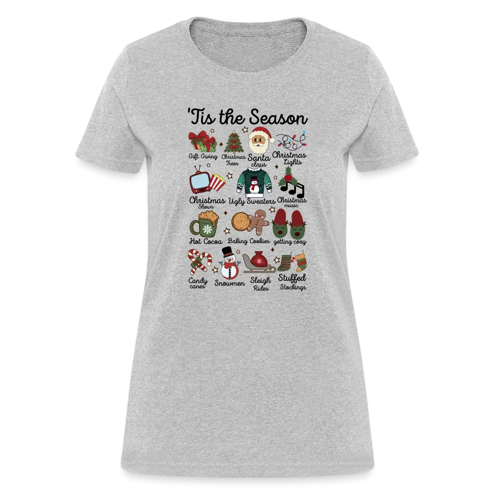 Tis The Season (Christmas) Women's Contoured T-Shirt