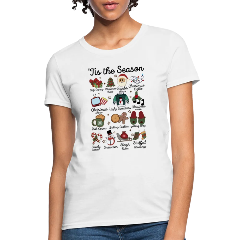 Tis The Season (Christmas) Women's Contoured T-Shirt