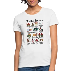 Tis The Season (Christmas) Women's Contoured T-Shirt