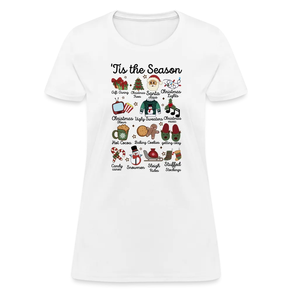Tis The Season (Christmas) Women's Contoured T-Shirt