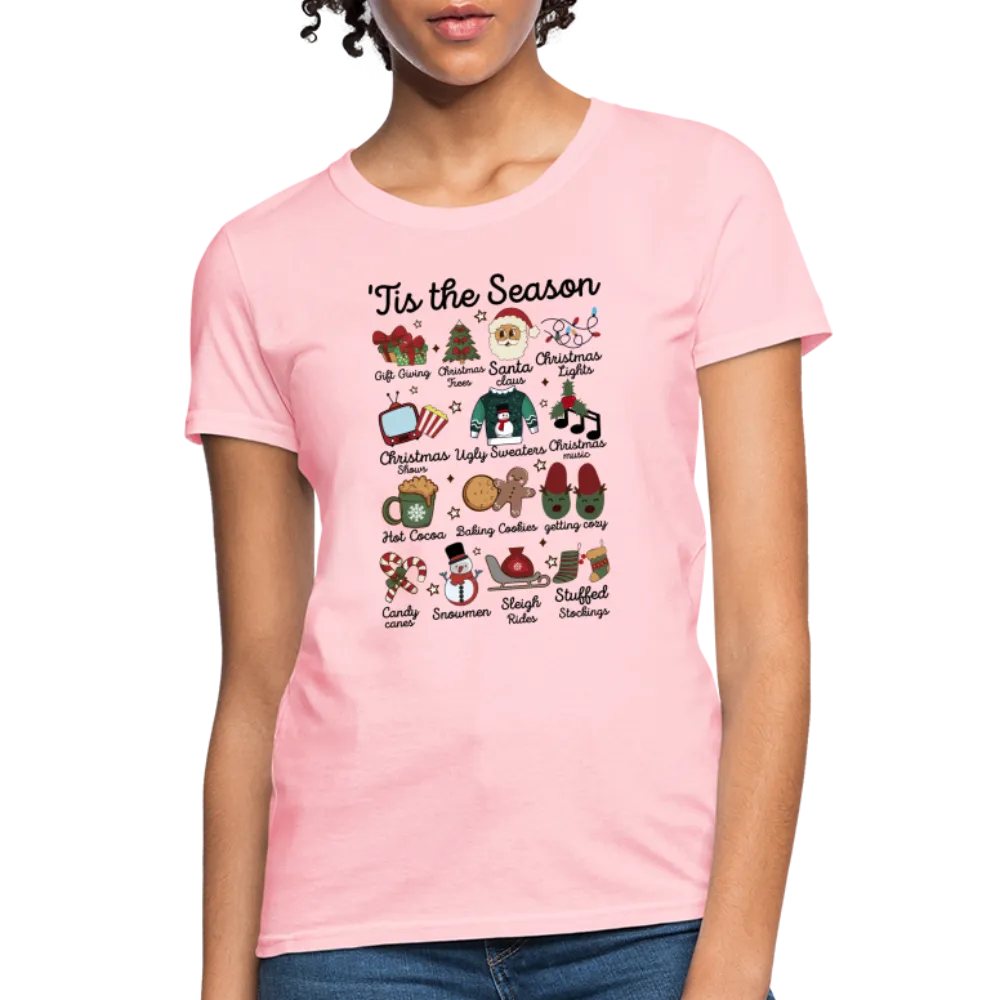 Tis The Season (Christmas) Women's Contoured T-Shirt