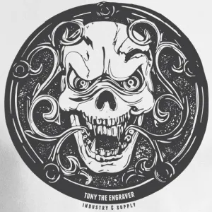 TONY THE ENGRAVER'S SKULL T-SHIRT