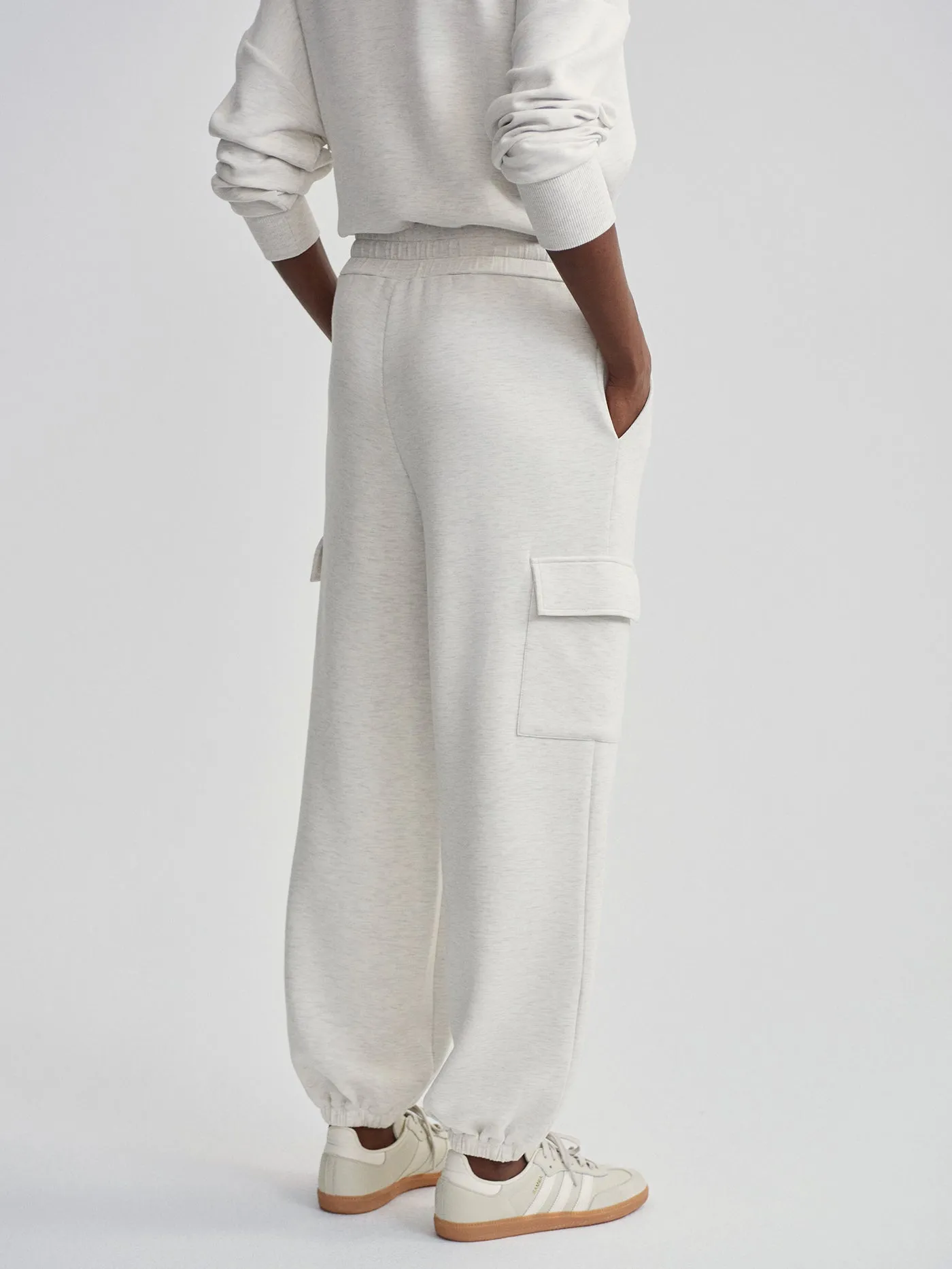 Varley Cargo Pant 27.5 - Ivory Marl