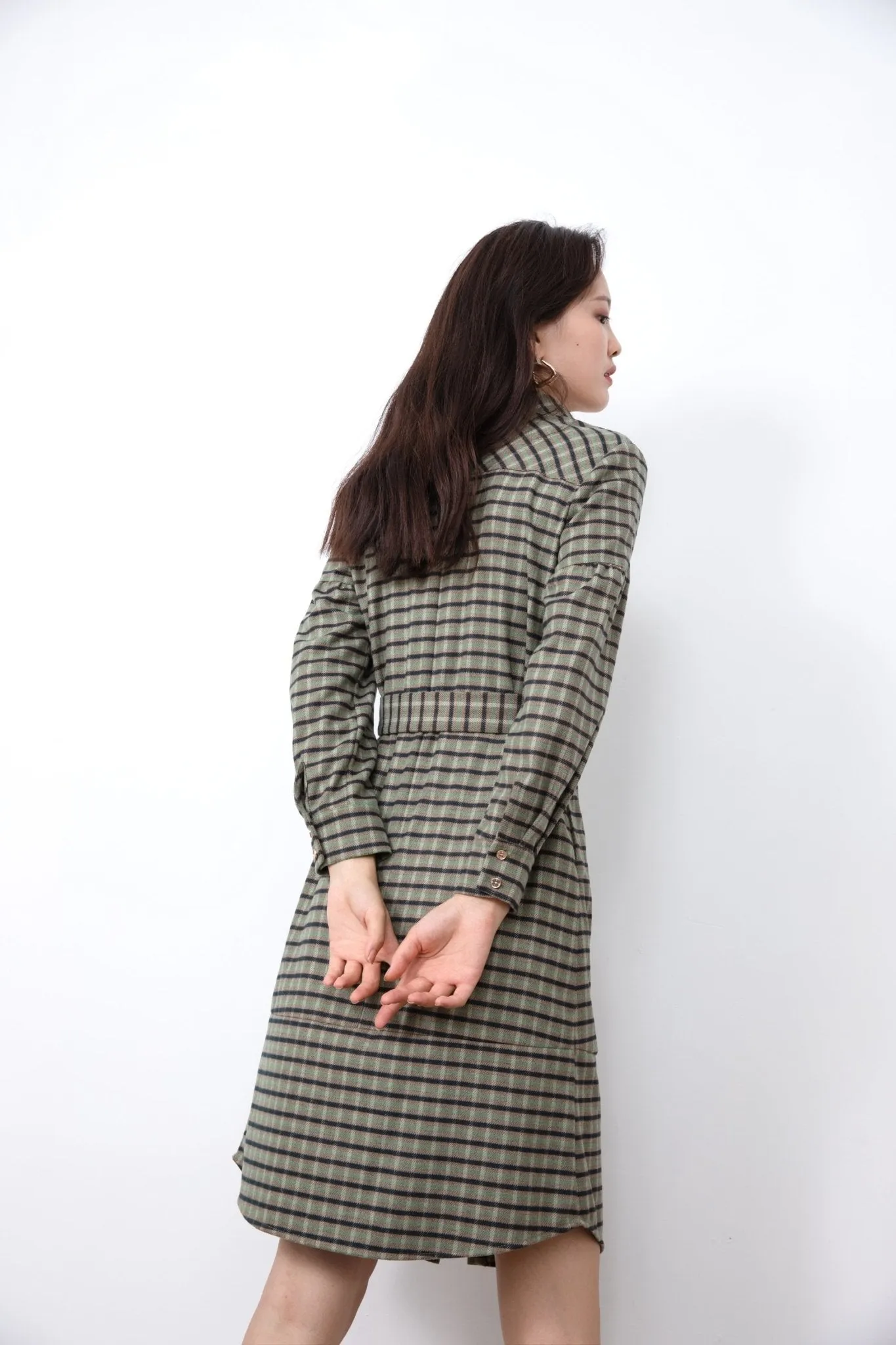 Vichy Check Shirt Dress