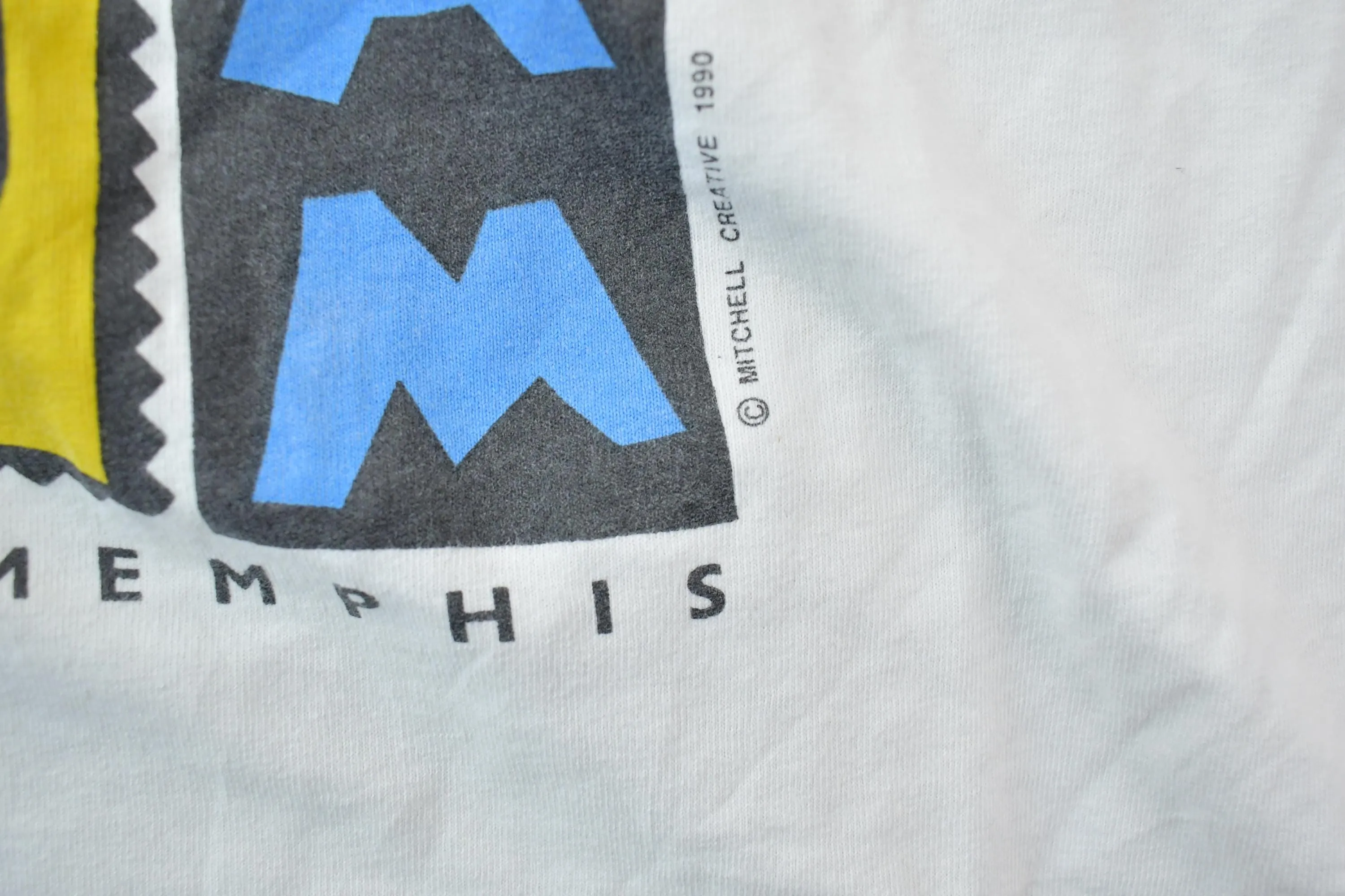 Vintage 1990s Beale St Blues Jam Memphis Souvenir T-Shirt