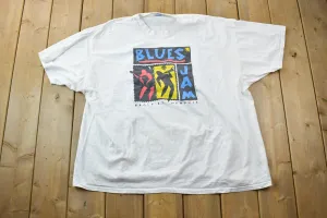 Vintage 1990s Beale St Blues Jam Memphis Souvenir T-Shirt