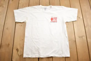 Vintage 1990s 'Big Red Boat' Cruise Line Souvenir T Shirt