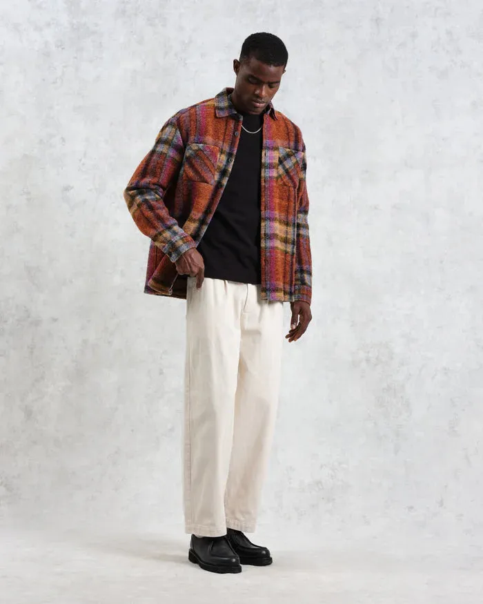 Whiting Overshirt Wool Blend | Multicolour Check