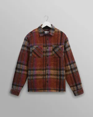 Whiting Overshirt Wool Blend | Multicolour Check