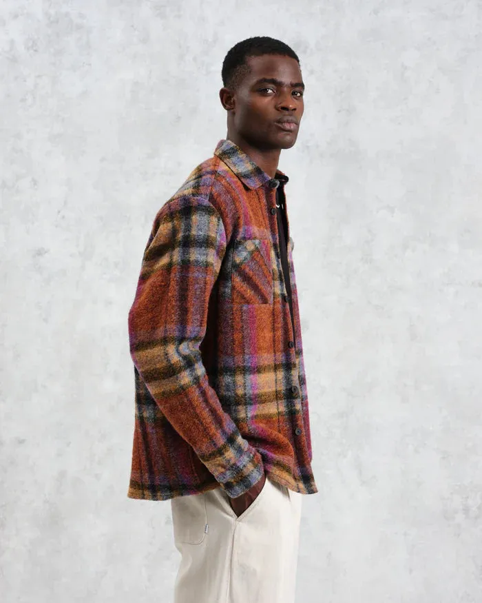 Whiting Overshirt Wool Blend | Multicolour Check