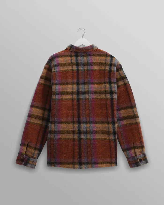 Whiting Overshirt Wool Blend | Multicolour Check
