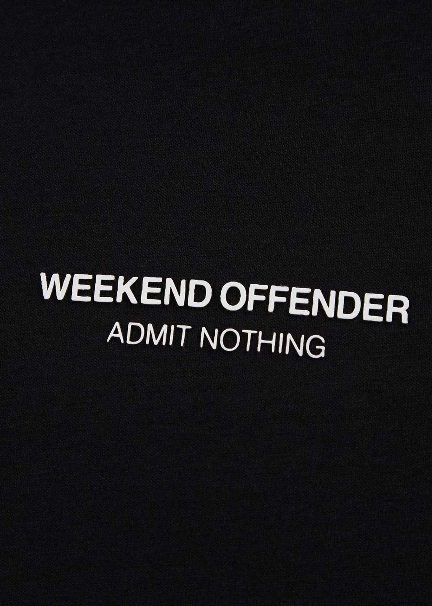 WO tee - black