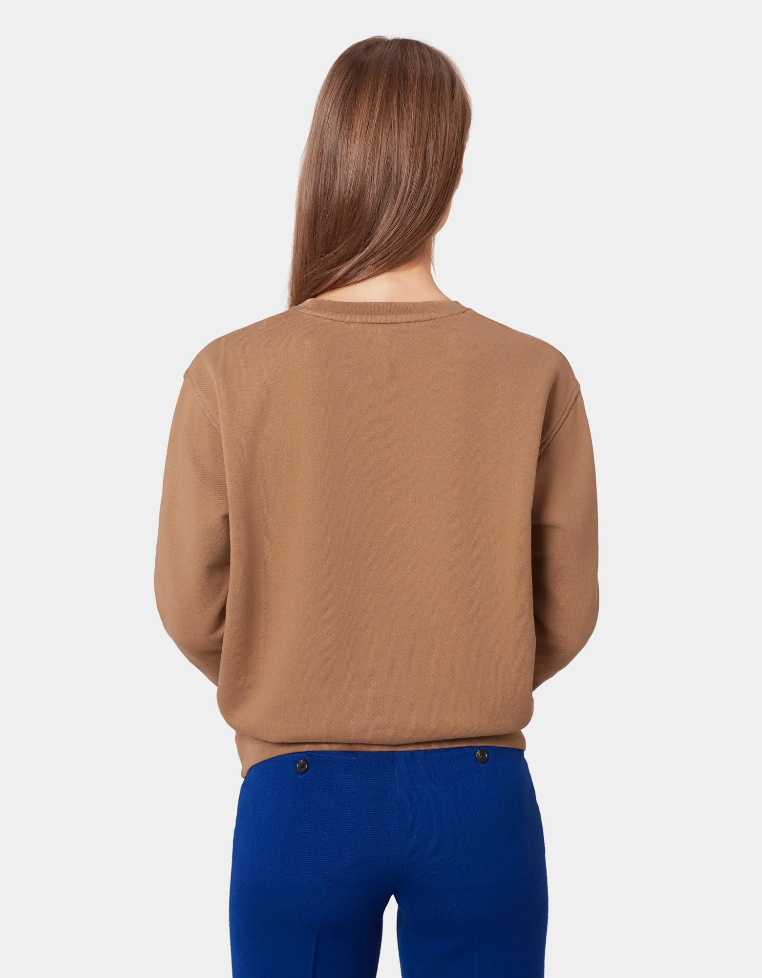 Women Classic Organic Crew - Petrol Blue