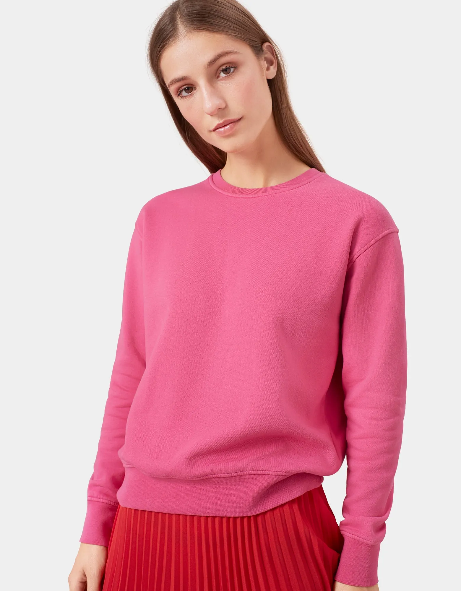 Women Classic Organic Crew - Polar Blue