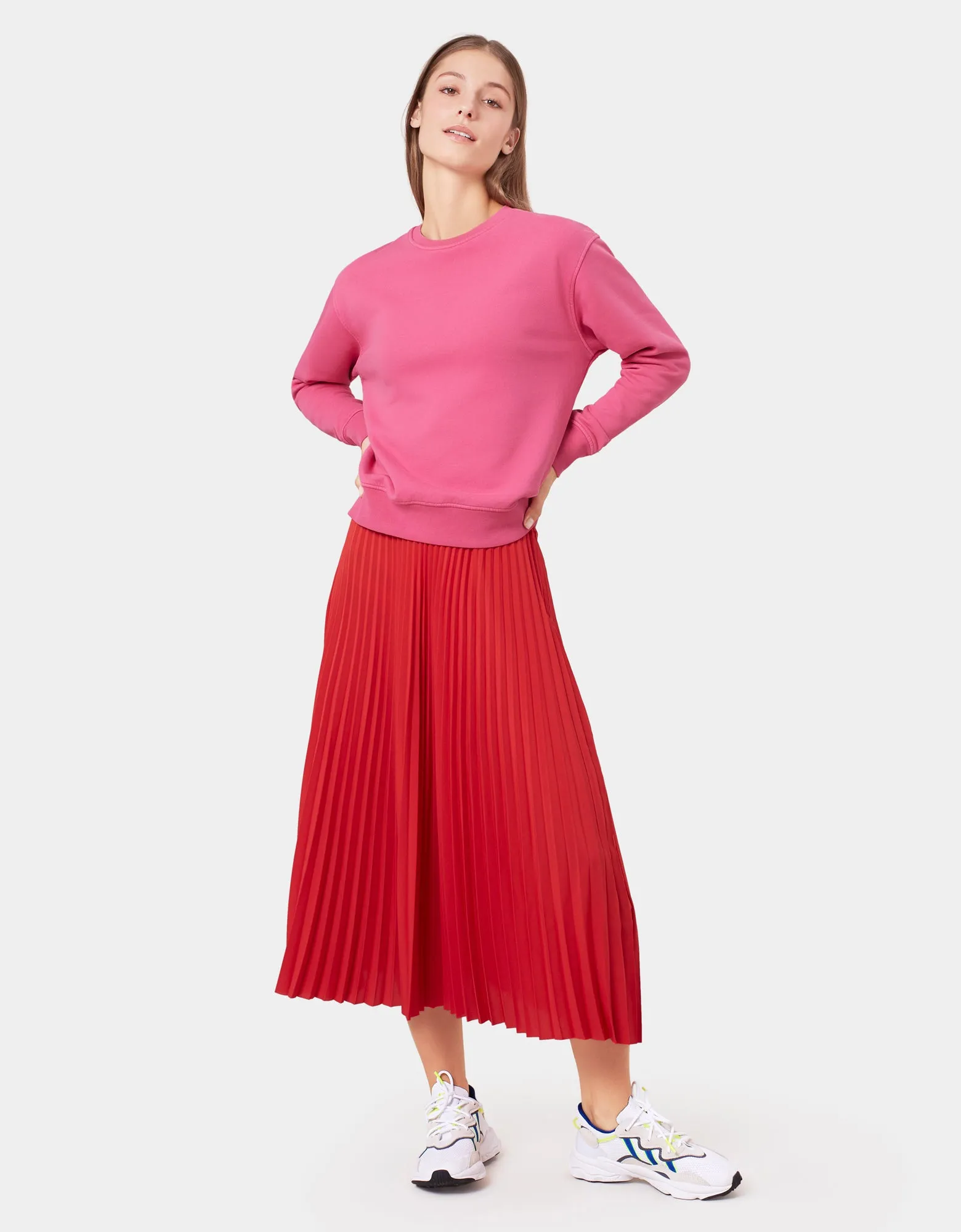 Women Classic Organic Crew - Polar Blue