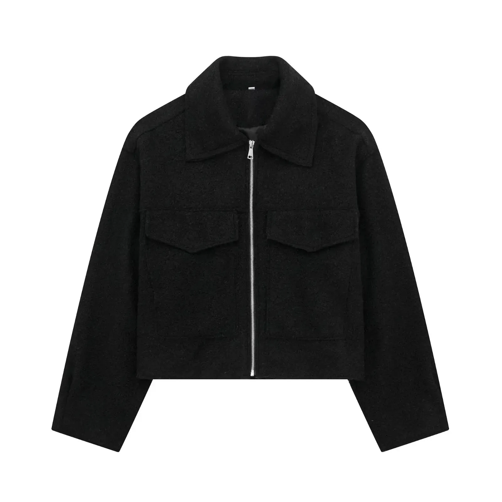 Women Cropped Teddy Jacket for Trendy Winter Layers