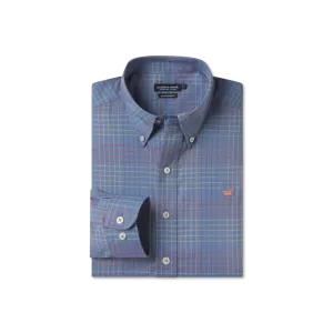 Youth Winfield Grid Performance Dress Shirt