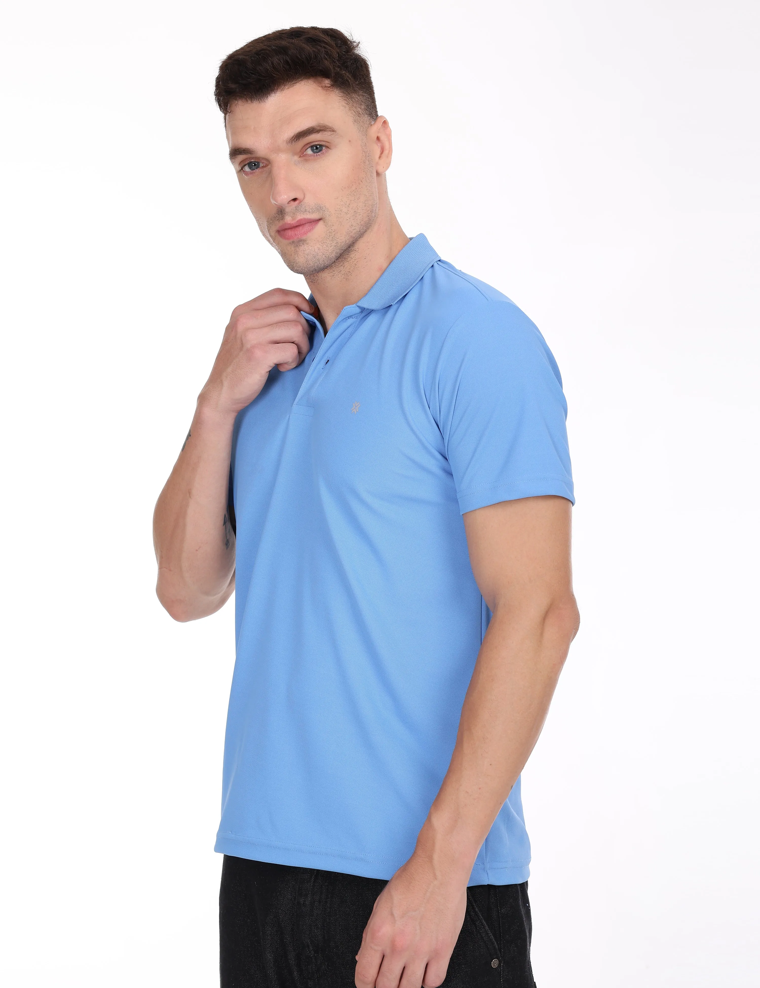 Zest Light Blue Color T Shirt - 53002