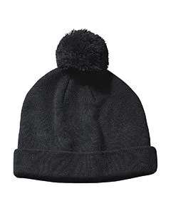 Zeta Mu Phi 2-Color Embroidered Knit Pom Beanie - Big Accessories BX028 - EMB