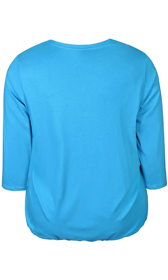 Zhenzi Carlee 354 T-shirt Lichtblauw